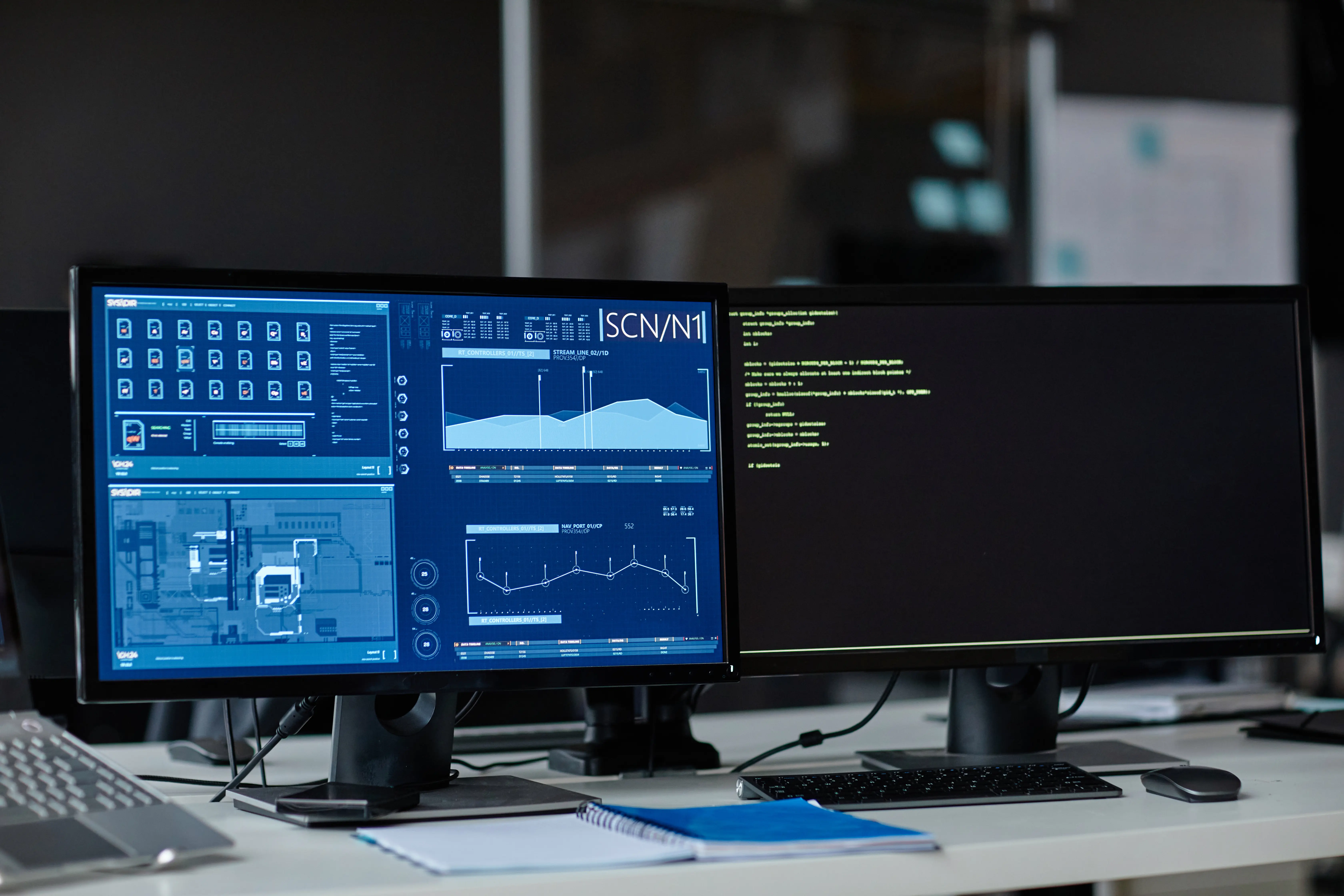 Positive entrepreneurs analyzing reports.